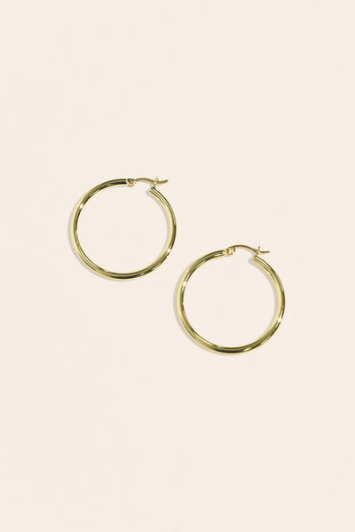Erika Gold Hoop Earrings