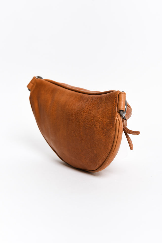 Escape the Ordinary Tan Leather Sling Bag image 4