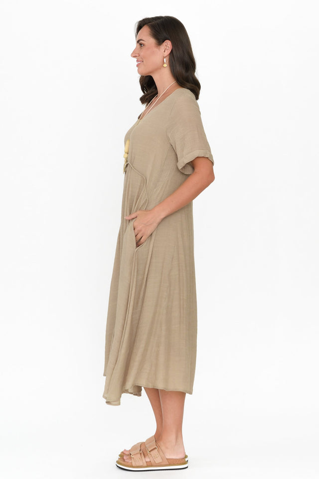 Everlyn Natural Crescent Dress image 3