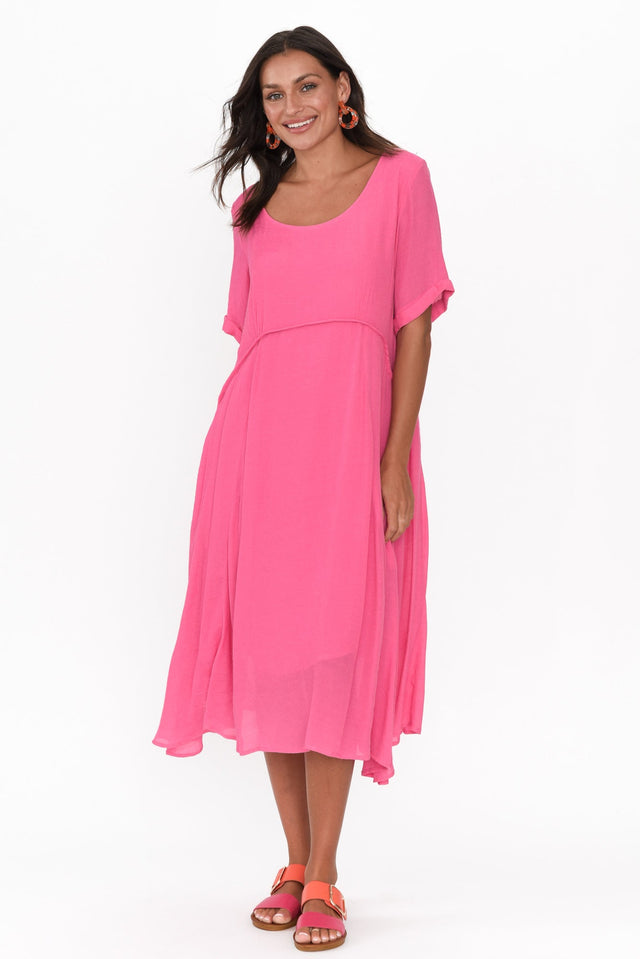 Everlyn Pink Crescent Dress image 6