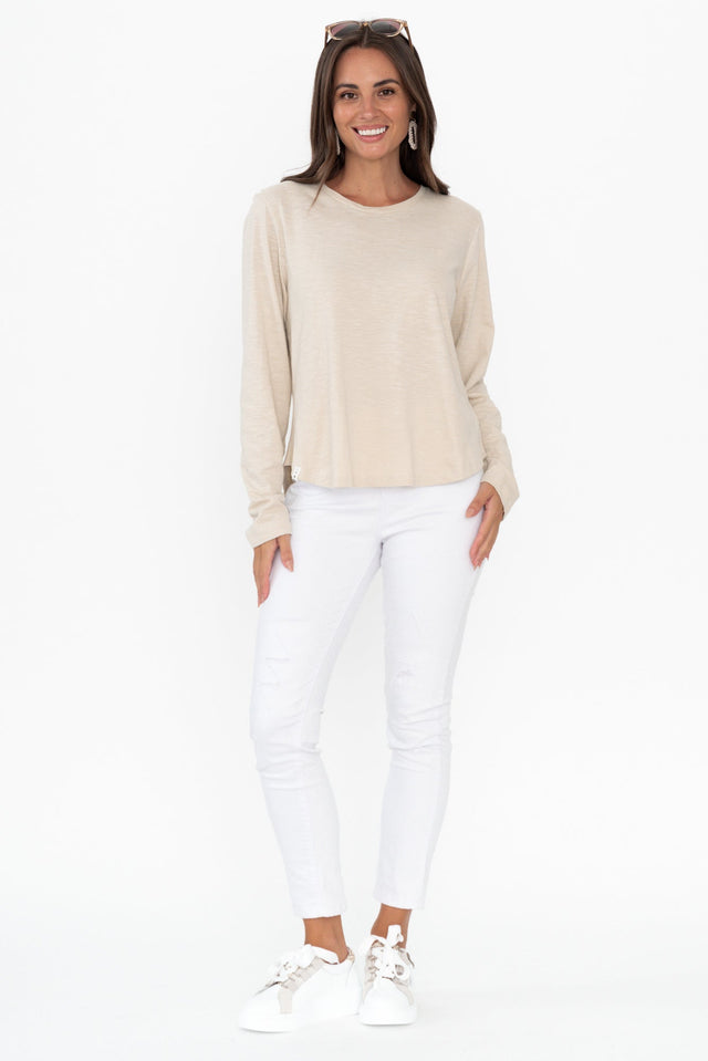 Everyday Natural Cotton Long Sleeve Tee image 8