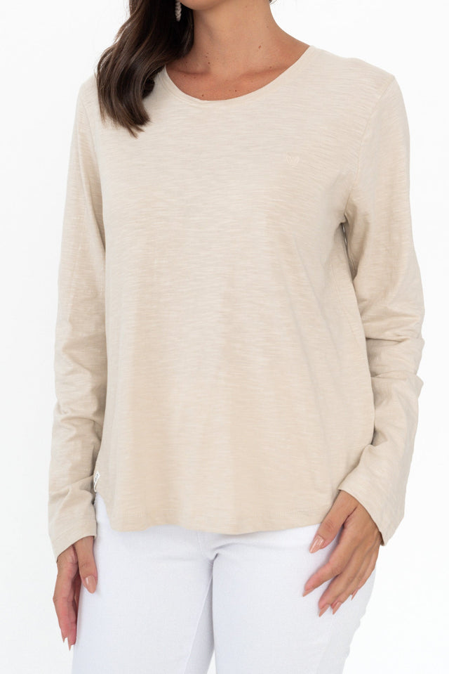 Everyday Natural Cotton Long Sleeve Tee