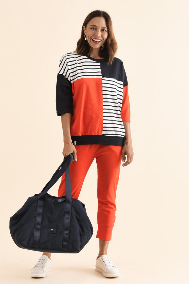 Fundamental Brunch Bright Red Cotton Sweatpants image 2