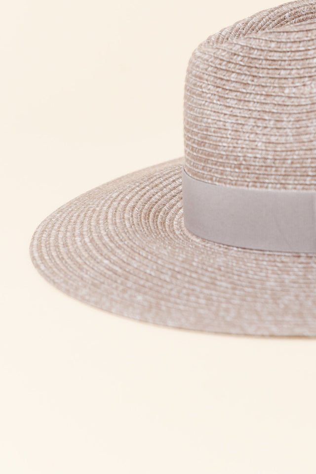 Fiona Sand Wide Brim Travel Fedora image 3