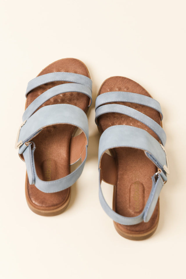 Flinders Light Blue Velcro Sandal image 4