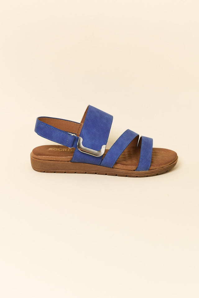 Flinders Blue Velcro Sandal