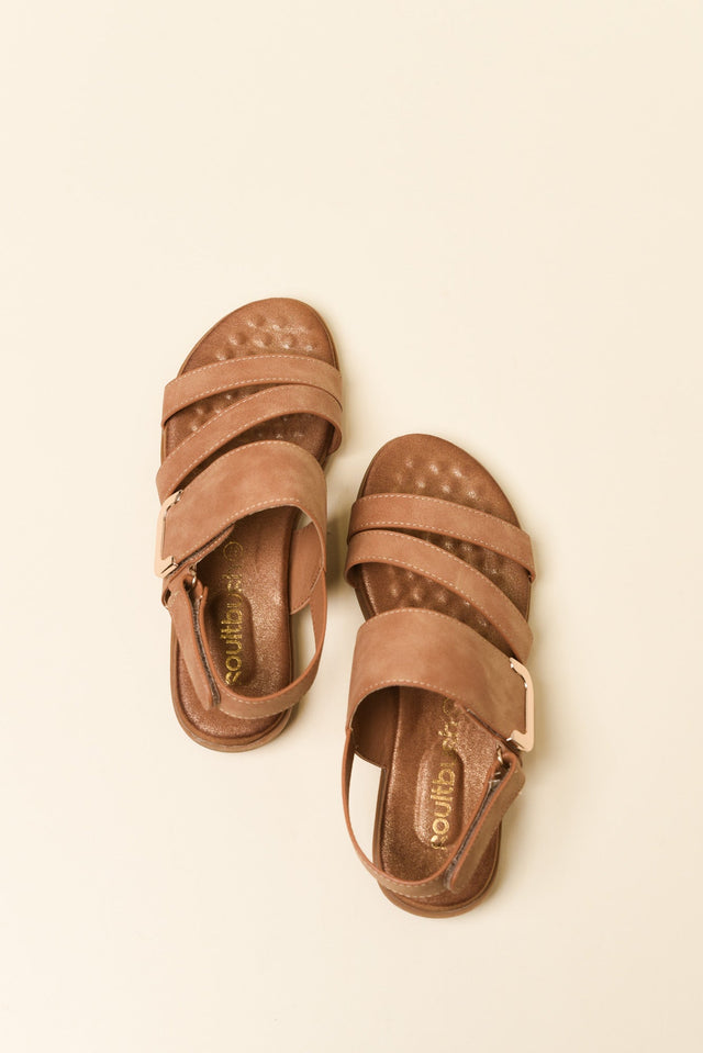 Flinders Tan Velcro Sandal image 5