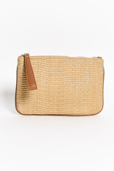 Francesca Tan Weave Pouch