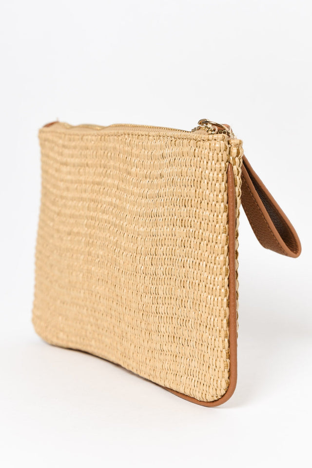 Francesca Tan Weave Pouch