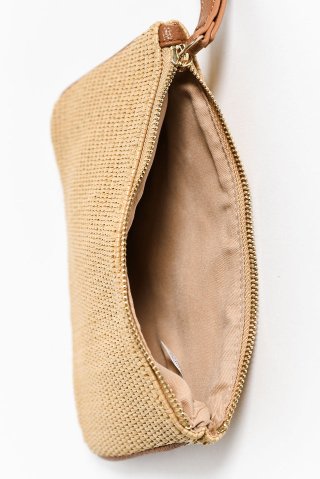 Francesca Tan Weave Pouch