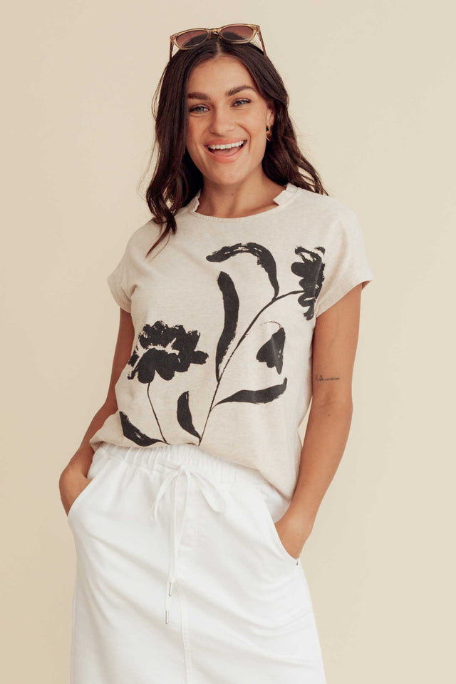 Freydis Oat Flower Shell Tee image 1