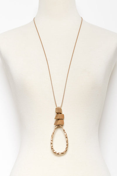 Gabina Gold Pendant Necklace