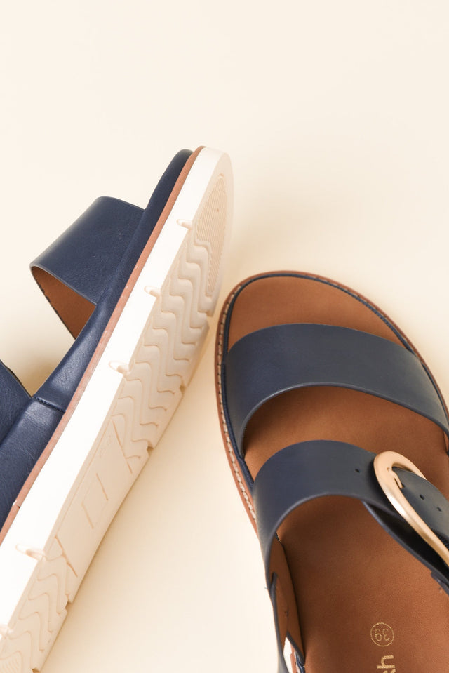 Garie Navy Buckle Sandal image 3