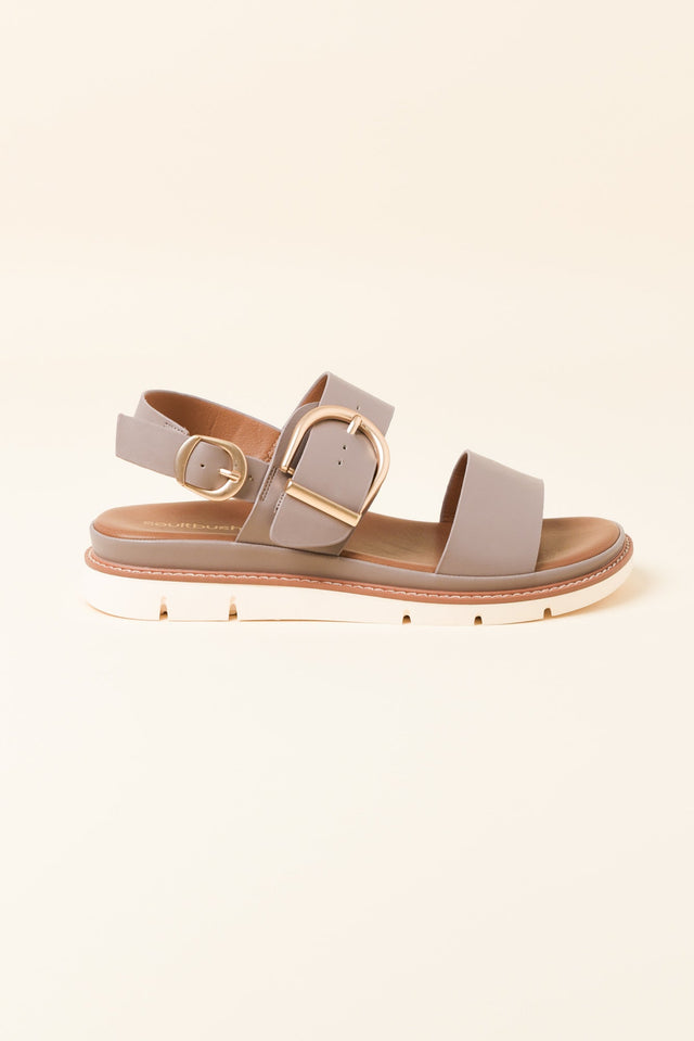 Garie Taupe Buckle Sandal