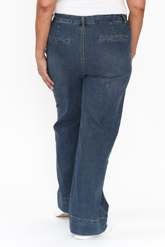 Georgia Blue Cotton Jeans image 14