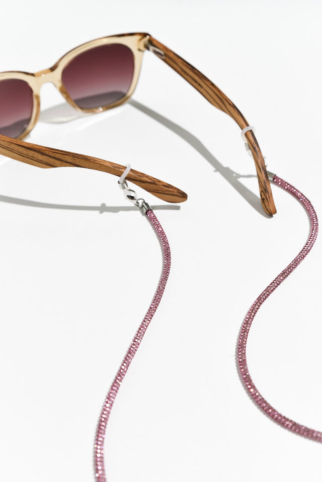 Glitz Pink Diamonte Glasses Chain