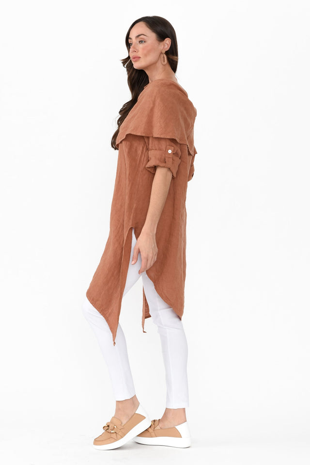 Grande Camel Linen Tunic