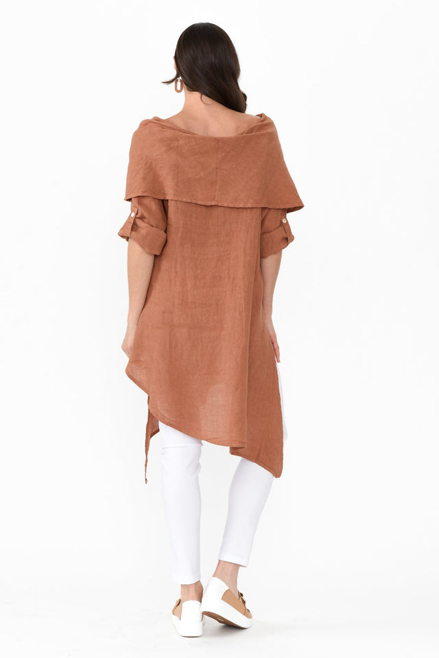 Grande Camel Linen Tunic