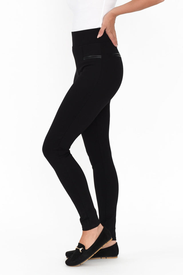 PLUS SIZE Leggings (XL-3XL) High Waist Stretch Leggings Pants Black for  women big size