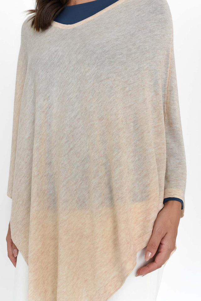 Haly Oat Wool Blend Poncho image 6