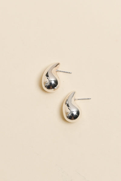Halycon Silver Teardrop Earrings