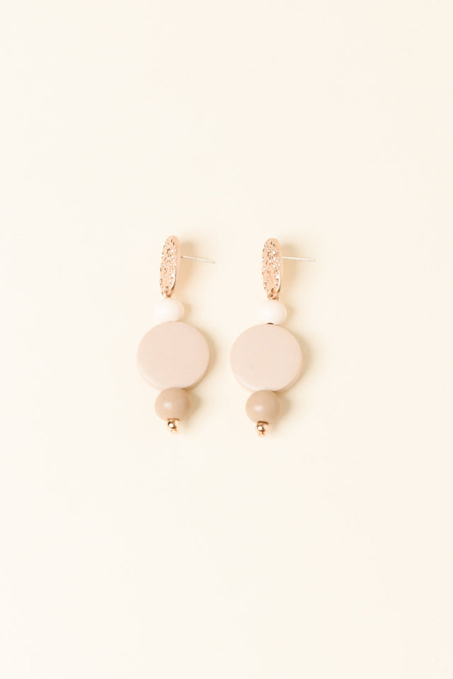 Hannie Natural Bead Drop Earrings