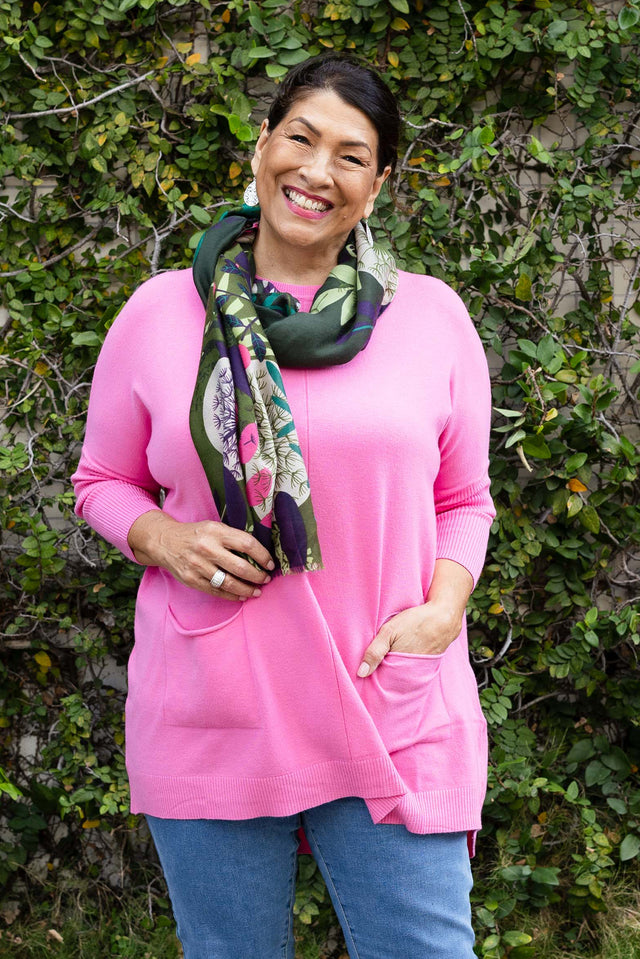 Bauer Green Floral Scarf image 1