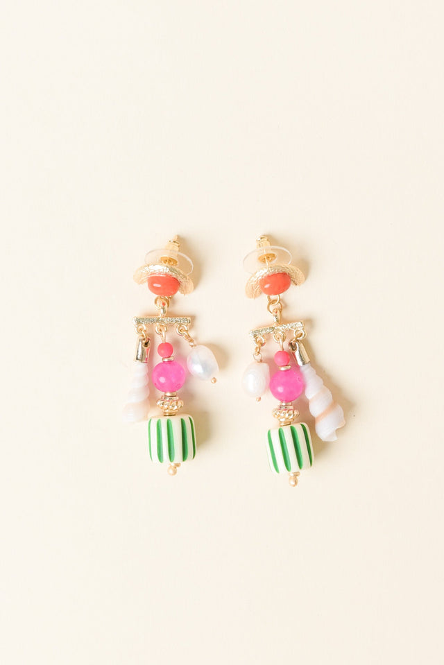 Holland Gold Charm Earrings image 1