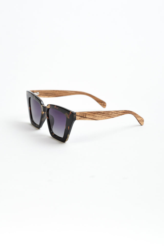 Icon Tortoiseshell Wooden Sunglasses image 1