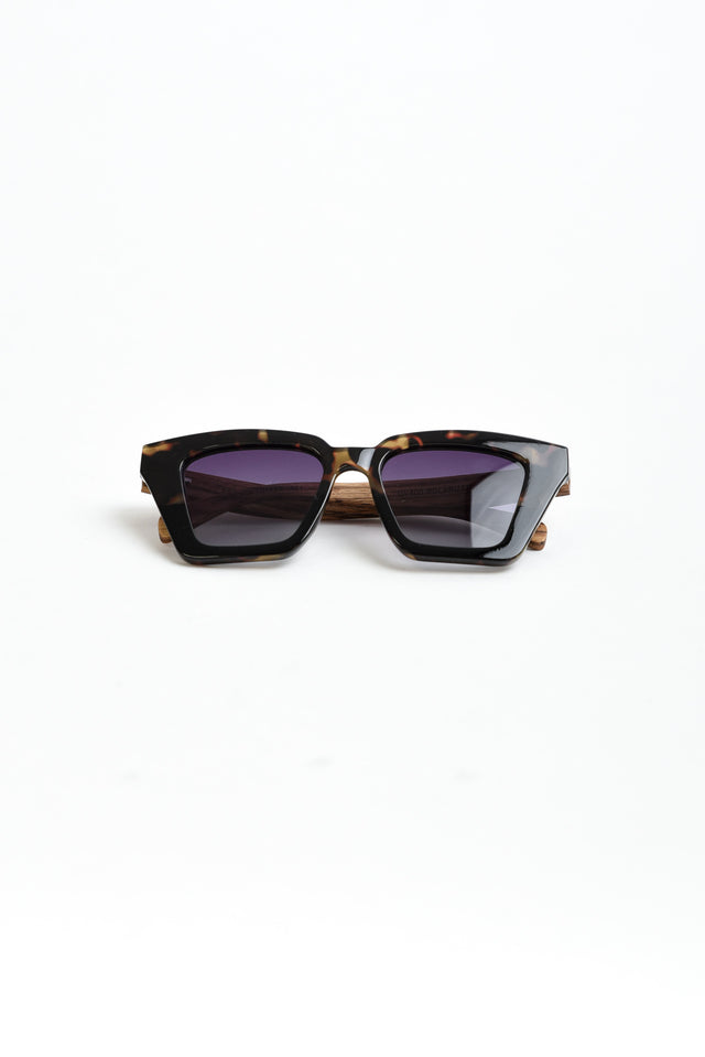 Icon Tortoiseshell Wooden Sunglasses