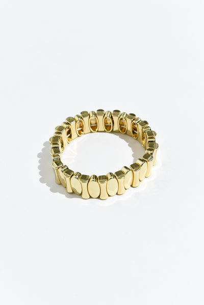 Imelda Gold Beaded Bracelet