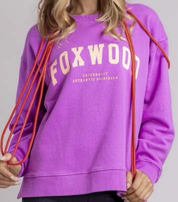 Interval Purple Cotton Sweatshirt,REF image 1