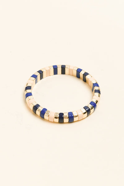 Isabelli Blue Beaded Bracelet