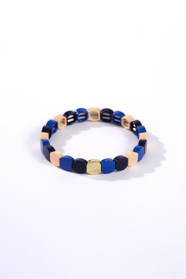 Ivy Blue Beaded Bracelet