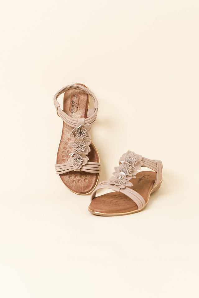 Julie Nude Flower Sandal image 2
