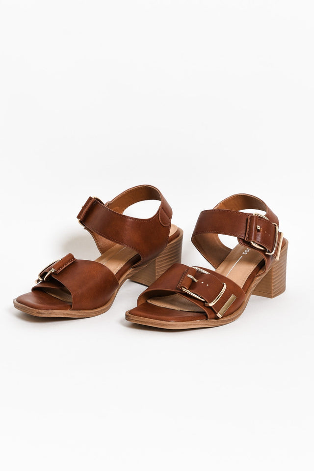 Jazzi Cognac Buckle Heel image 1