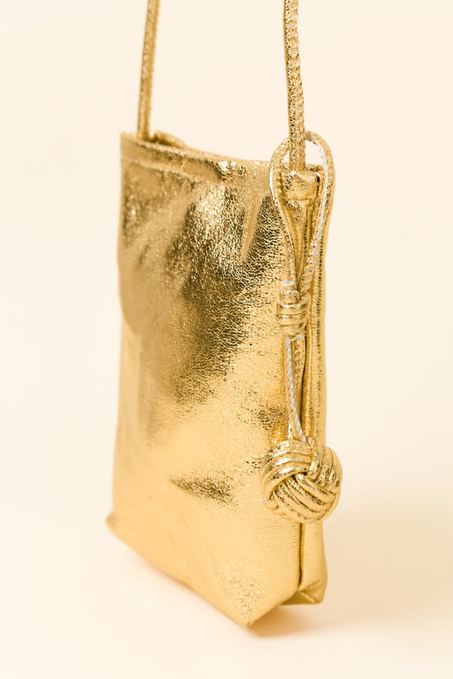 Jimmy Gold Crossbody Bag