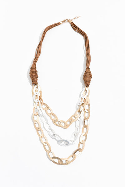 Jireh Gold Linked Necklace