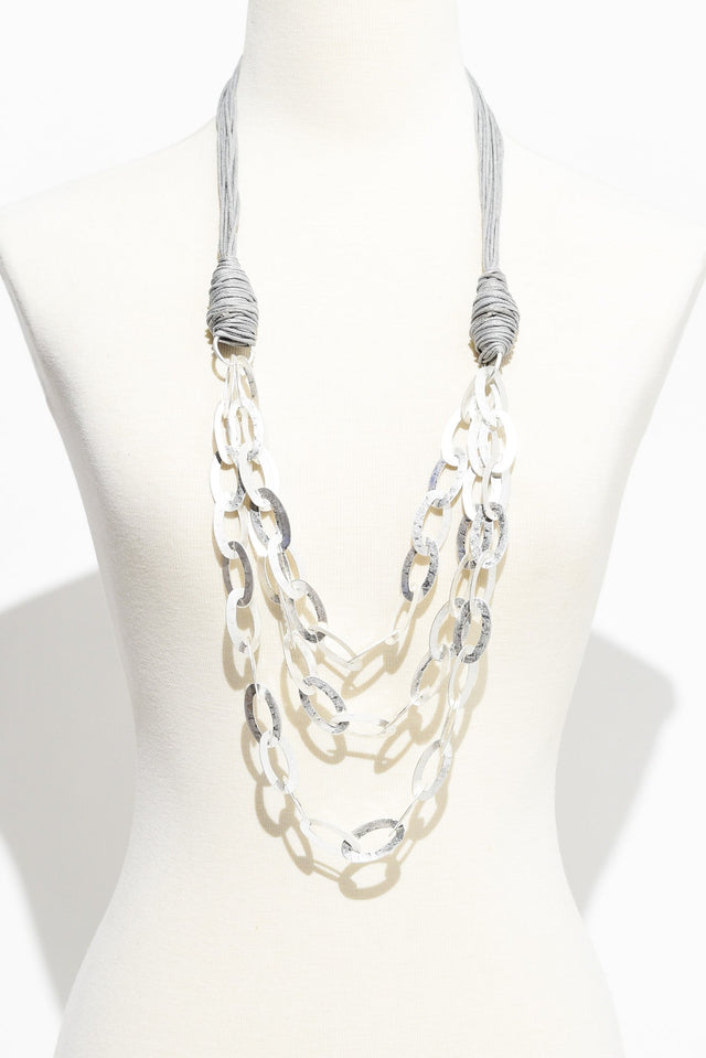 Jireh Silver Linked Necklace