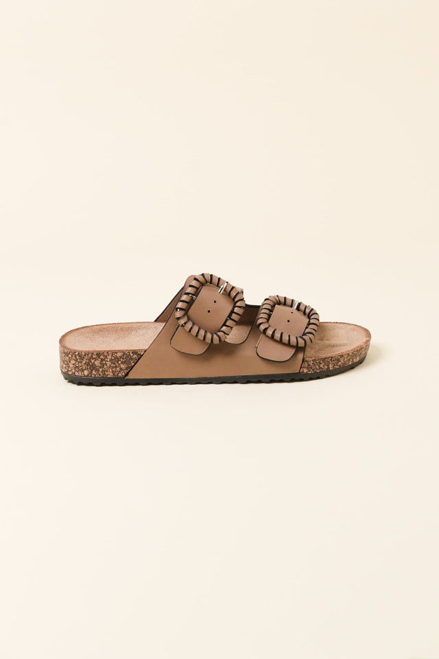 Jirona Tan Buckle Slide image 1