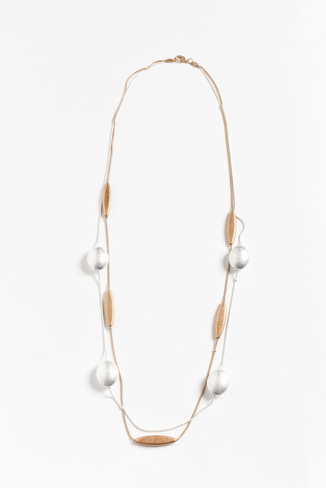 Kailani Metallic Bead Necklace