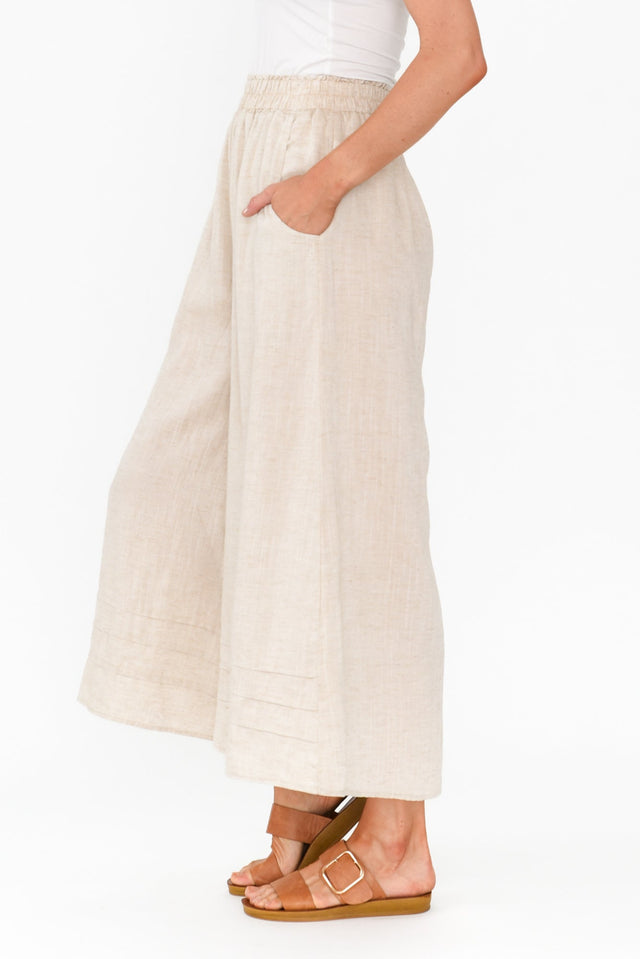 Kaleo Beige Cropped Pocket Pants