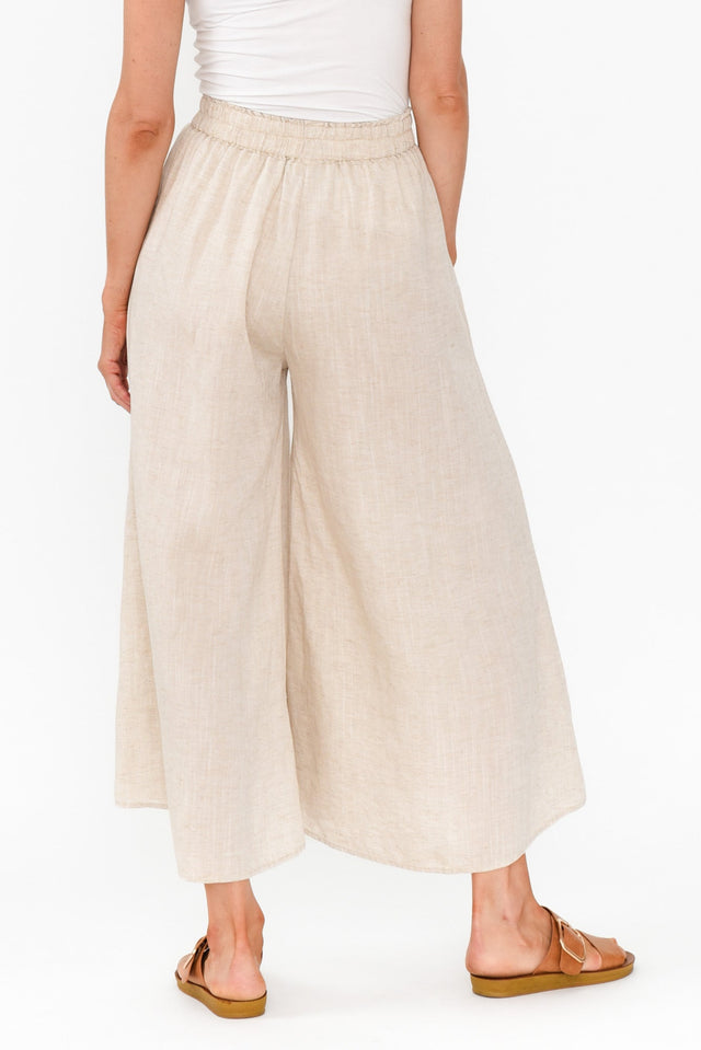 Kaleo Beige Cropped Pocket Pants