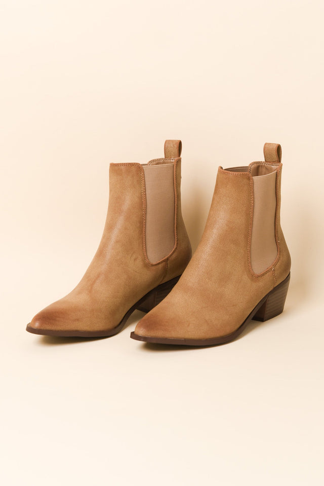 Kansley Tan Heeled Boot image 3