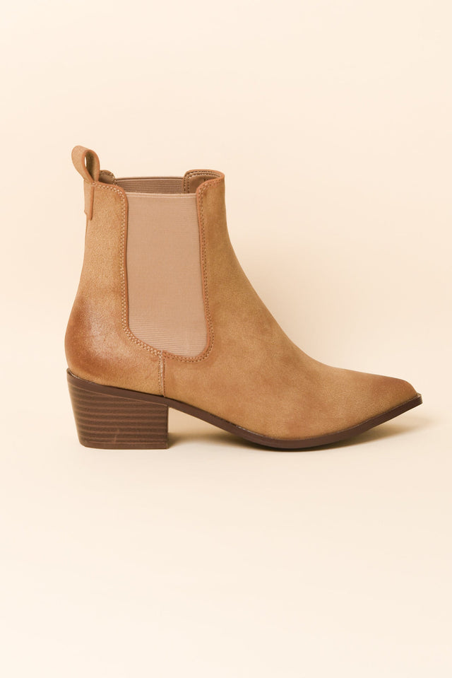 Kansley Tan Heeled Boot image 1