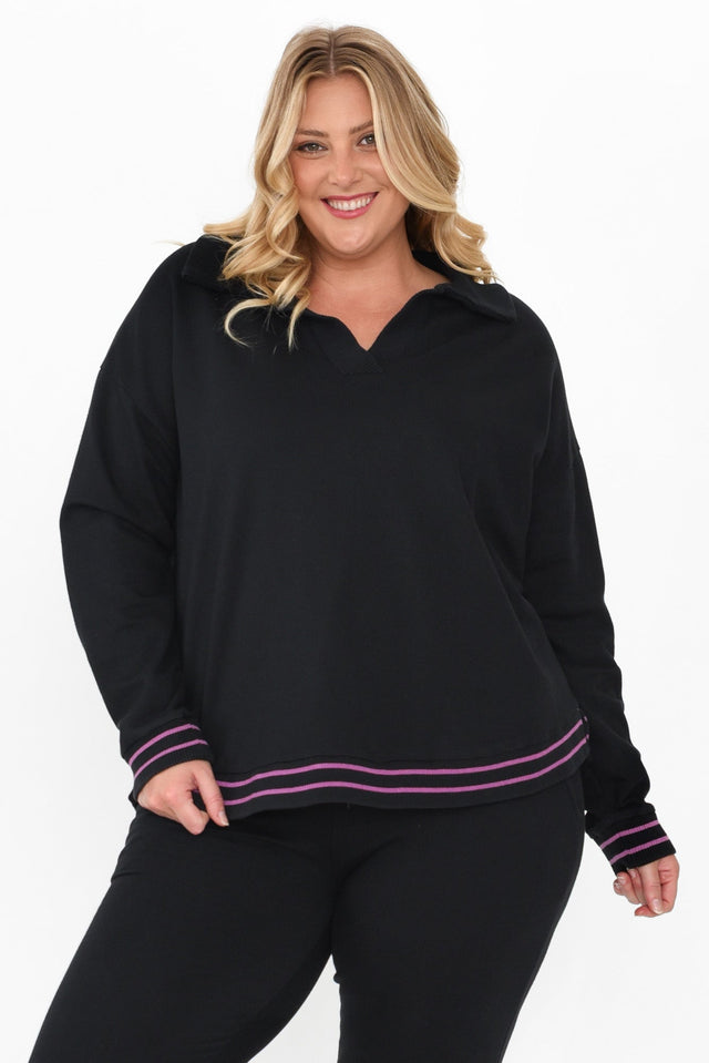 plus-size,curve-tops,plus-size-sleeved-tops,plus-size-cotton-tops,plus-size-jumpers,alt text|model:Caitlin;wearing:XXL image 8