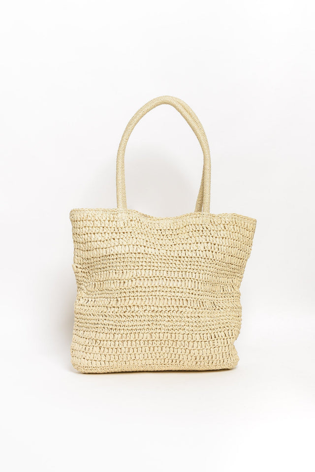 Katsia Natural Woven Straw Shoulder Bag