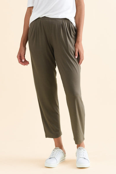 Kennedy Khaki Stretch Pocket Pants