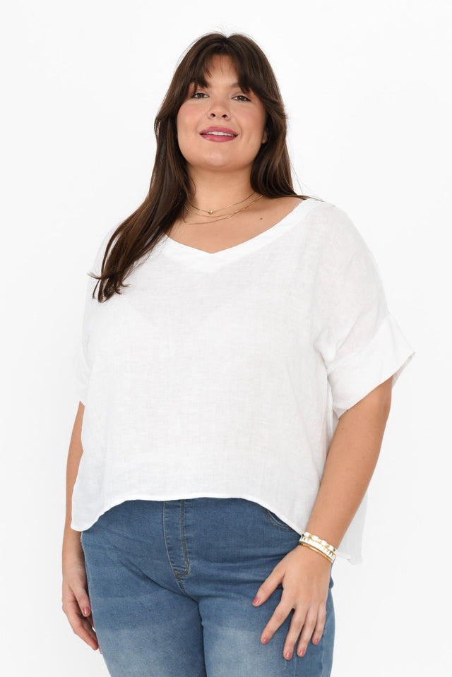 plus-size,curve-tops,plus-size-linen-tops,alt text|model:Gabby