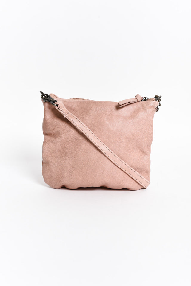 Leena Pink Leather Crossbody Bag image 1